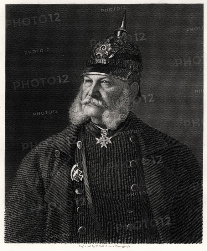 Wilhelm I, King of Prussia and Emperor of Germany, 19th century. Artist: W Holl