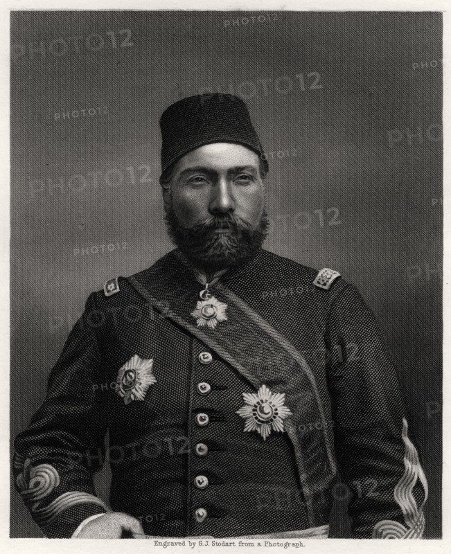 Osman Nuri Pasha, field marshal of the Ottoman Empire, 19th century. Artist: George J Stodart