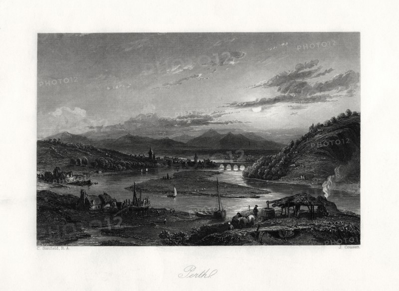 'Perth', Australia, 19th century. Artist: John Cousen