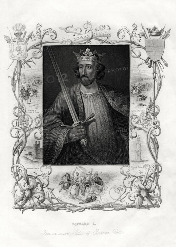 Edward I, 1860. Artist: Unknown