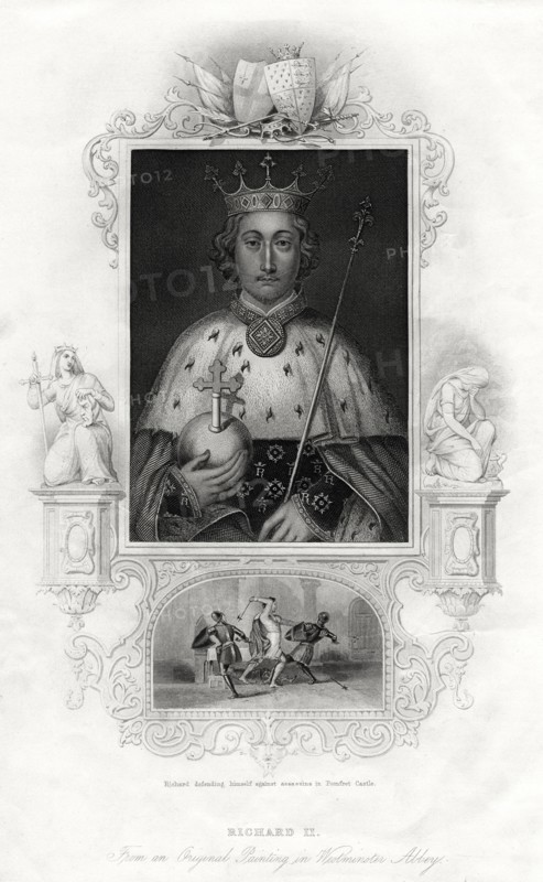Richard II, King of England, 1860. Artist: Unknown
