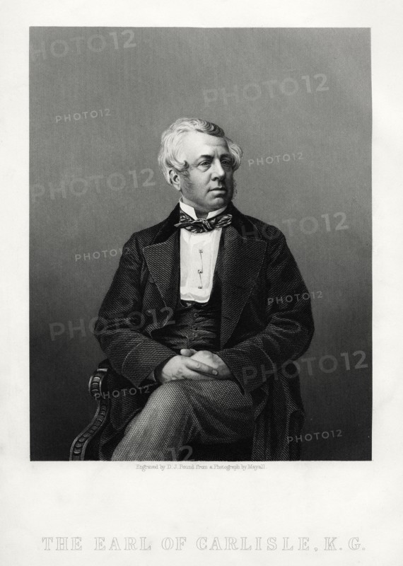 George William Frederick Howard, 7th Earl of Carlisle, British politician and statesman, c1880.Artist: DJ Pound