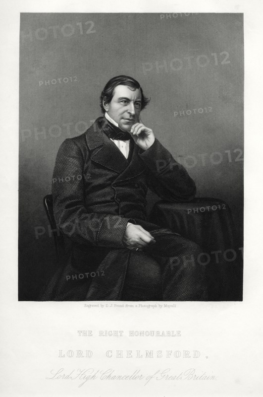 Frederic Thesiger, 1st Baron Chelmsford, English jurist and politician, c1880.Artist: DJ Pound