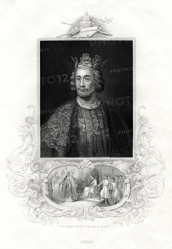 King John of England, 1860. Artist: Unknown