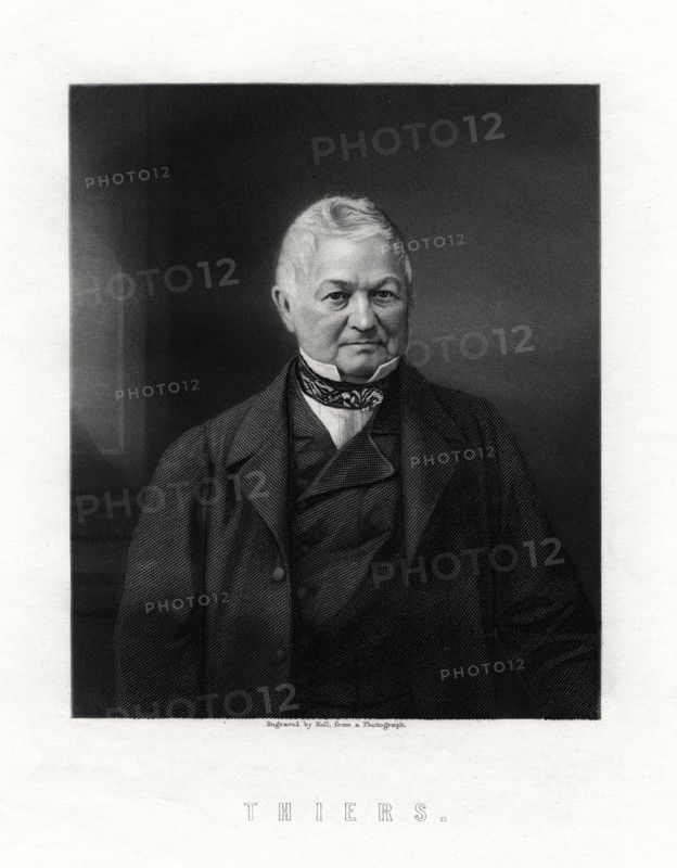 Louis Adolphe Thiers, French statesman and historian, 19th century.Artist: W Holl