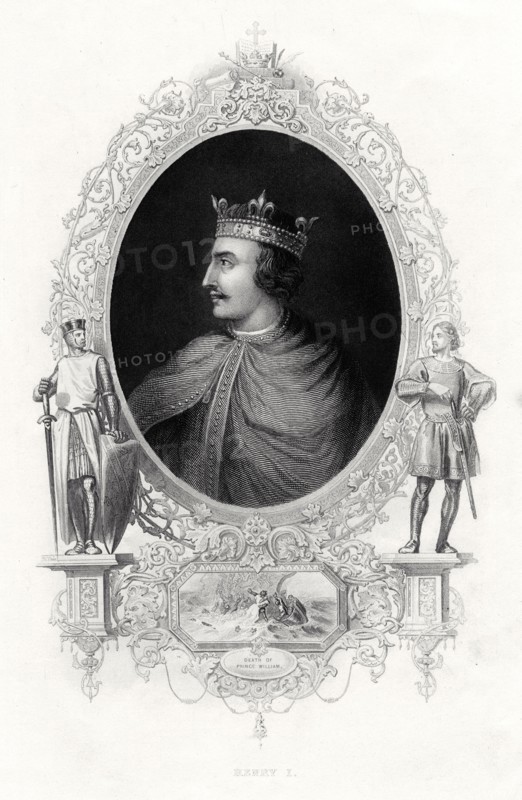 Henry I, King of England, 1860. Artist: Unknown