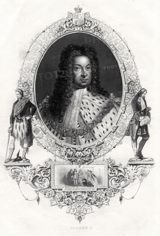 King George I, 1860. Artist: Unknown