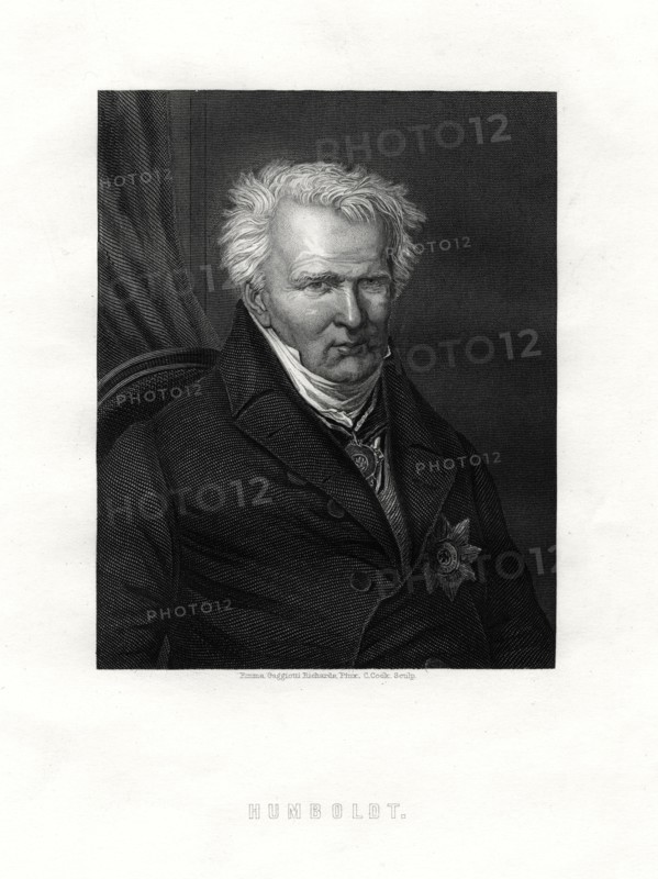 Alexander von Humboldt, (1769-1859), German naturalist and explorer, 19th century. Artist: C Cook