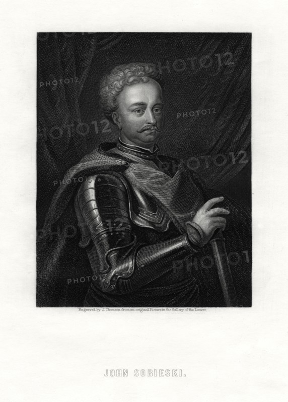 Jan III Sobieski, monarch of the Polish-Lithuanian Commonwealth, 19th century. Artist: J Thomson