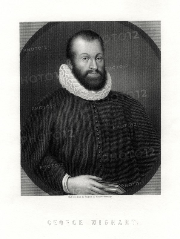 George Wishart, Scottish religious reformer and Protestant martyr, 19th century. Artist: Unknown