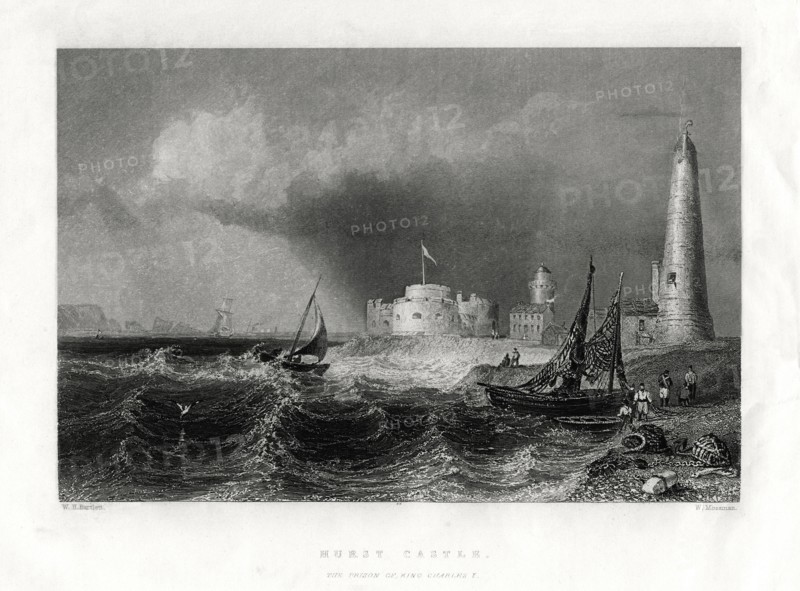 Hurst Castle, Portsmouth, 1860. Artist: W Mossman