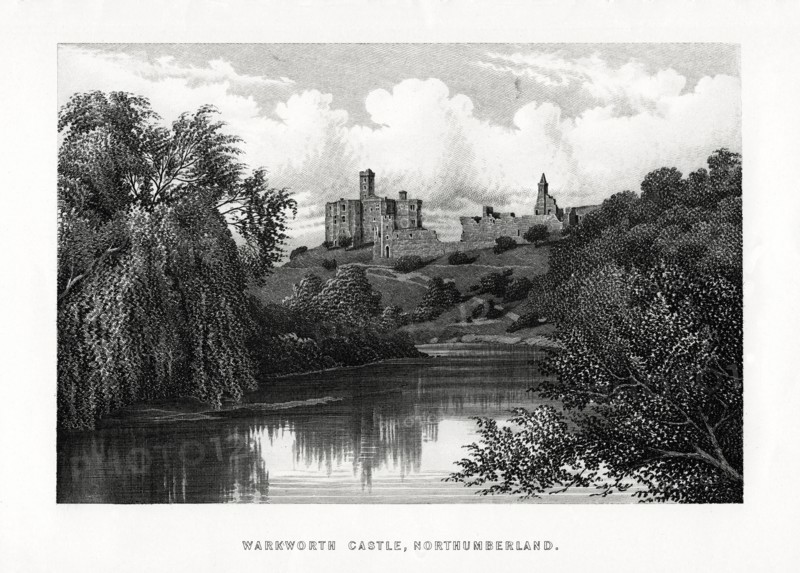 Warkworth Castle, Northumberland, 1896. Artist: Unknown