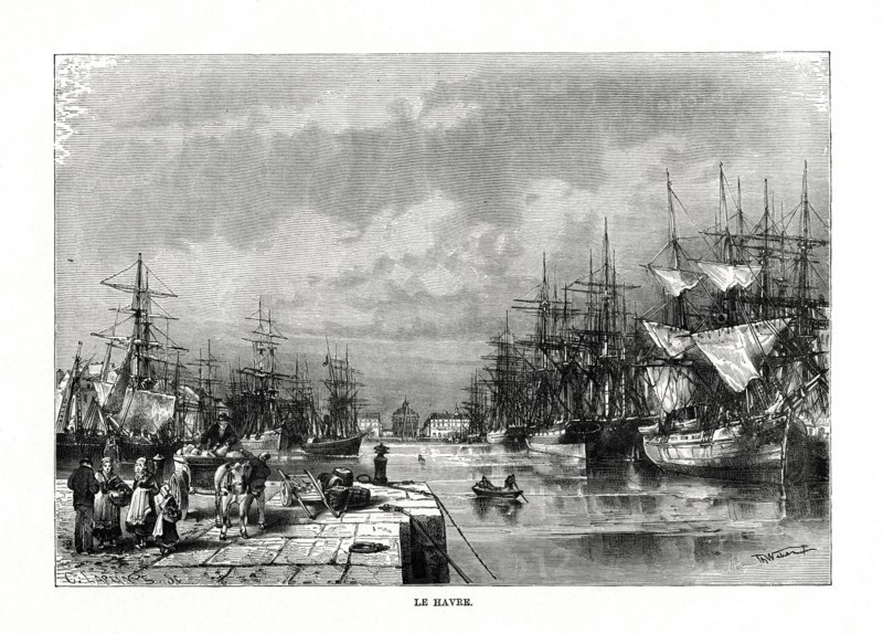 Le Havre, Normandy, northern France, 1879. Artist: C Laplante