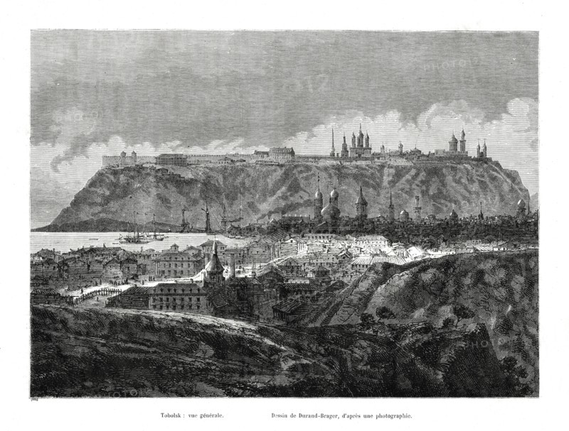 Tobolsk, Siberia, Russia, 1886. Artist: Jean Baptiste Henri Durand Brager