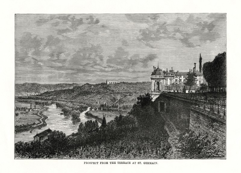 'Prospect from the Terrace at St Germain', France, 1879. Artist: Unknown