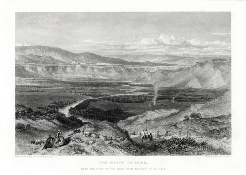 'The River Jordan', 1887. Artist: William Richardson