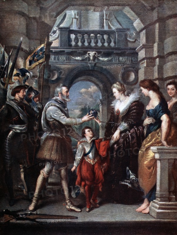 'The Medici Cycle: Henri IV leaving for the war in Germany, 20th March 1610', (1621-1625). Creator: Peter Paul Rubens.