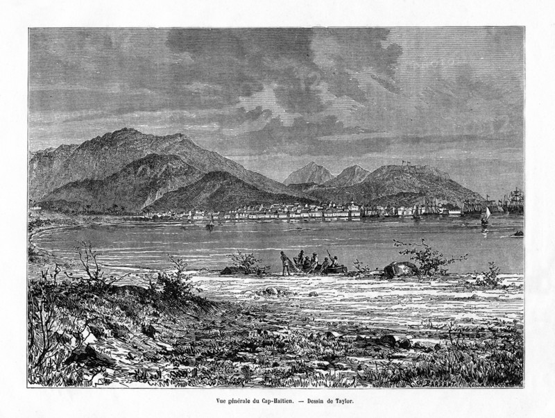 Cap Haitien, Haiti, 19th century. Artist: Charles Barbant