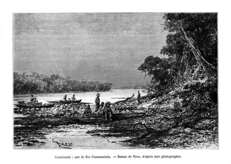 The Usumacinta River, southeastern Mexico and northwestern Guatemala, 19th century. Artist: Unknown