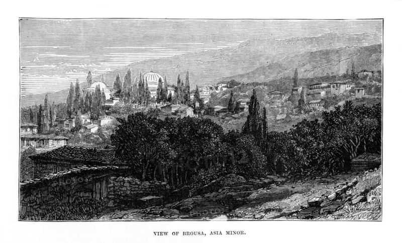 'View of Brousa, Asia Minor', 19th century. Artist: Unknown