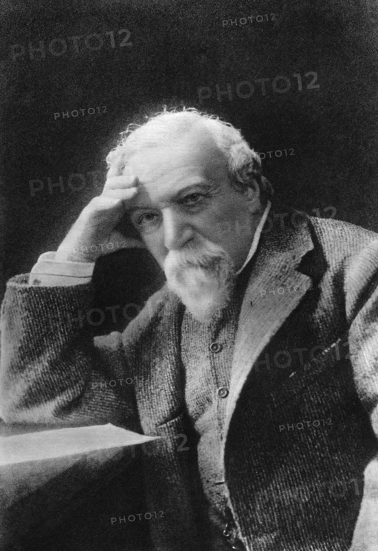 Robert Browning, English poet and playwright, late 19th century.  Creator: William Henry Grove.