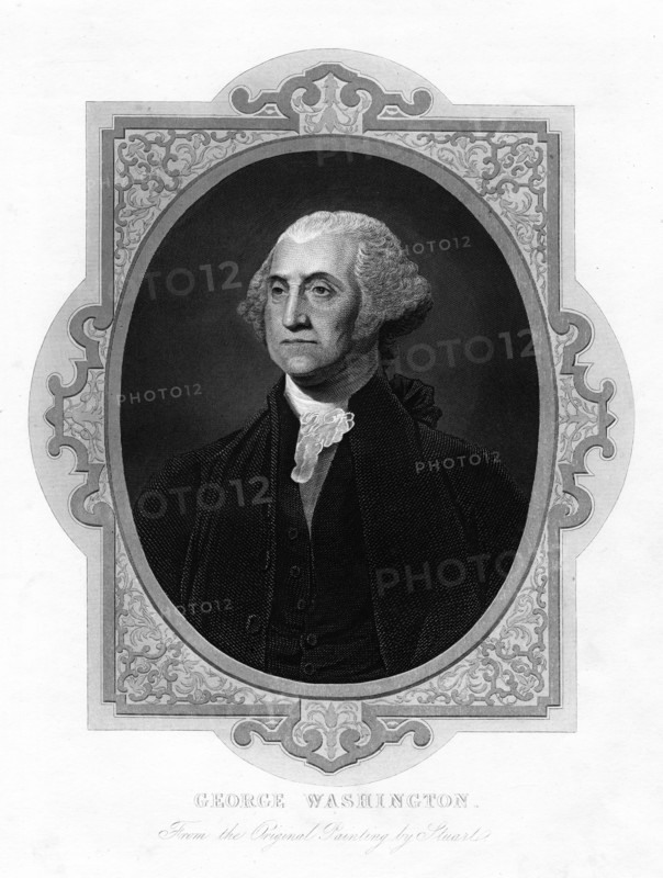 George Washington, first President of the United States, 19th century. Artist: Unknown