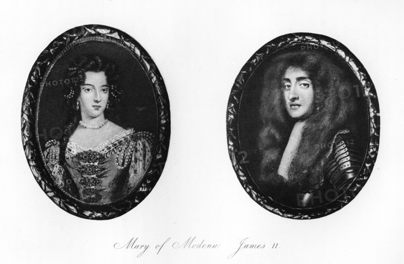 James II and Mary of Modena, (1907). Artist: Unknown