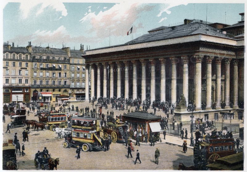 La Bourse, Paris, c1900. Artist: Unknown