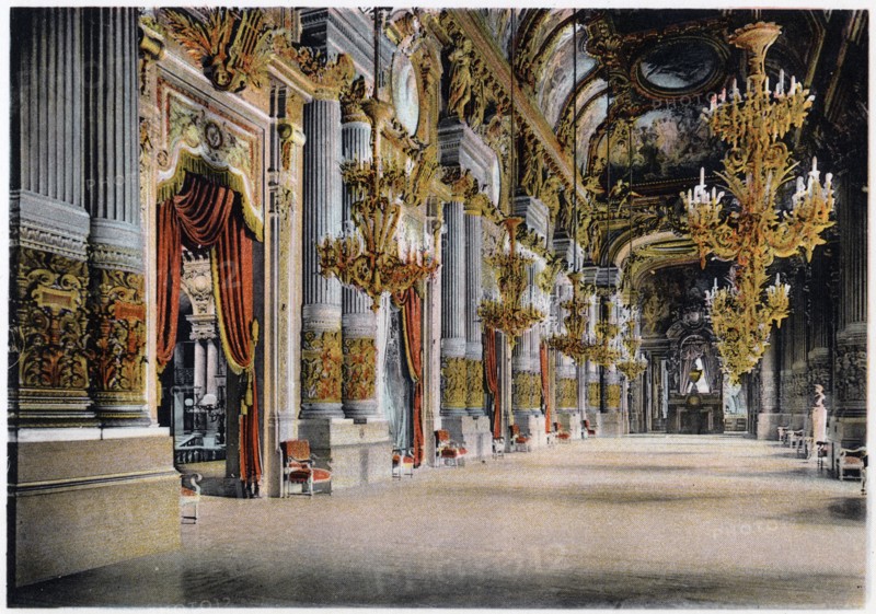 Entrance of the Palais Garnier, Paris, c1900. Artist: Unknown