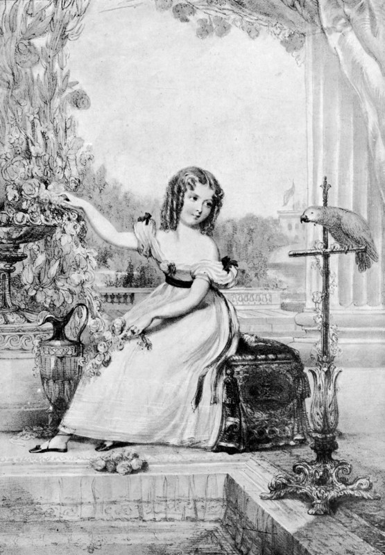 The Princess Victoria at the age of eleven years, (1901).Artist: John Hayter