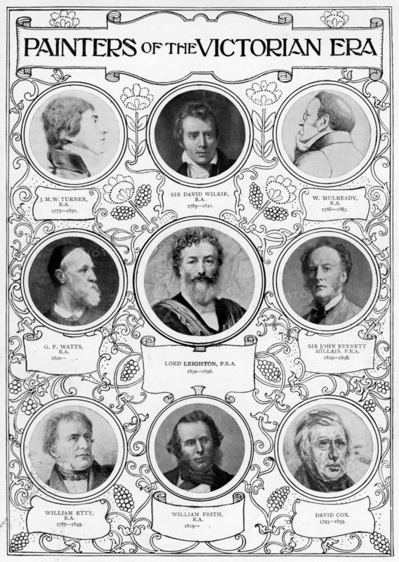 'Painters of the Victorian Era', late 19th century. Artist: Unknown