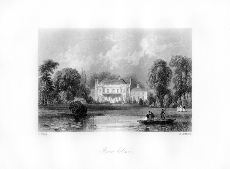 Barn Elms, Richmond upon Thames, 19th century.Artist: H Griffiths