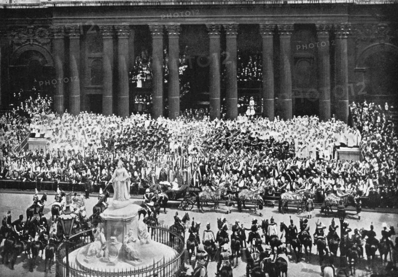 The ceremony of thanksgiving at St Paul's Cathedral, London, June 22nd, 1897. Artist: Unknown