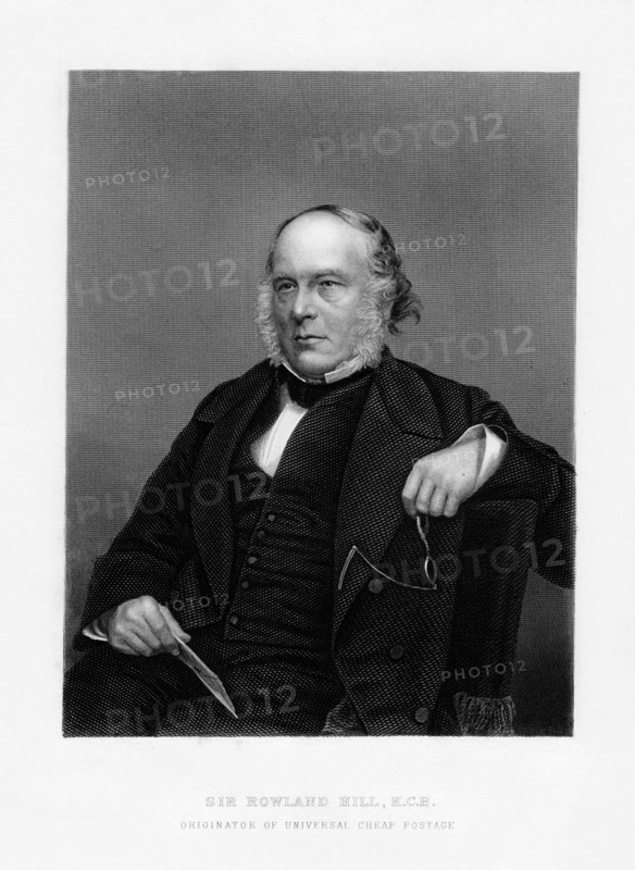 Sir Rowland Hill, British teacher, pamphleteer and creator of penny postage, 19th century. Artist: Unknown