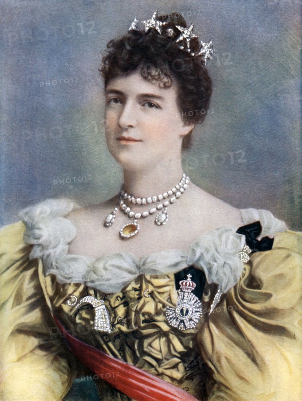 Amelia of Orleans, Queen of Portugal, late 19th-early 20th century.Artist: Camacho