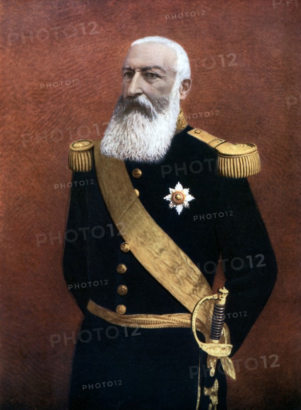 King Leopold II of Belgium, late 19th-early 20th century. Artist: Unknown