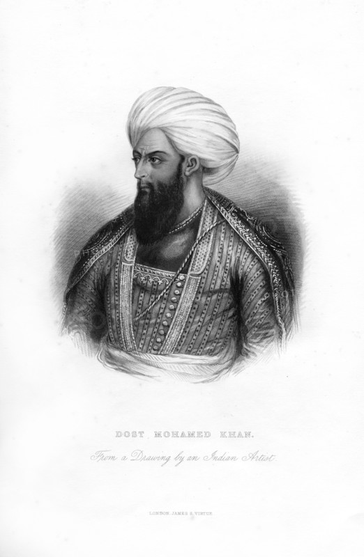 Dost Mahommed Khan, ruler of Afghanistan, 19th century. Artist: Unknown