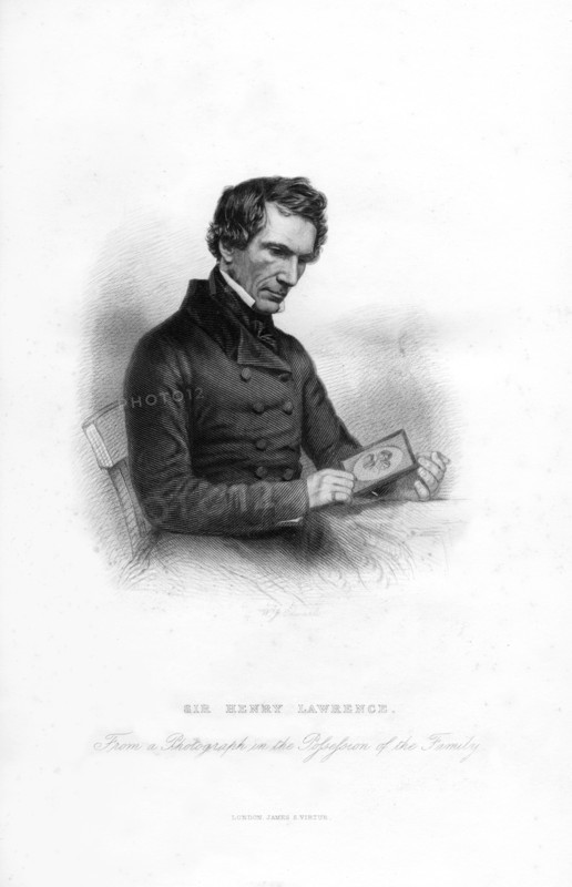 Sir Henry Montgomery Lawrence, (1806-1857), British soldier and statesman in India, 19th century.Artist: WJ Edwards