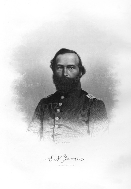 Captain Elisha N Jones, American soldier, (1872).Artist: John A O'Neill
