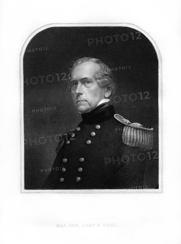 John Ellis Wool, officer in the United States Army, (1872).  Creator: Unknown.