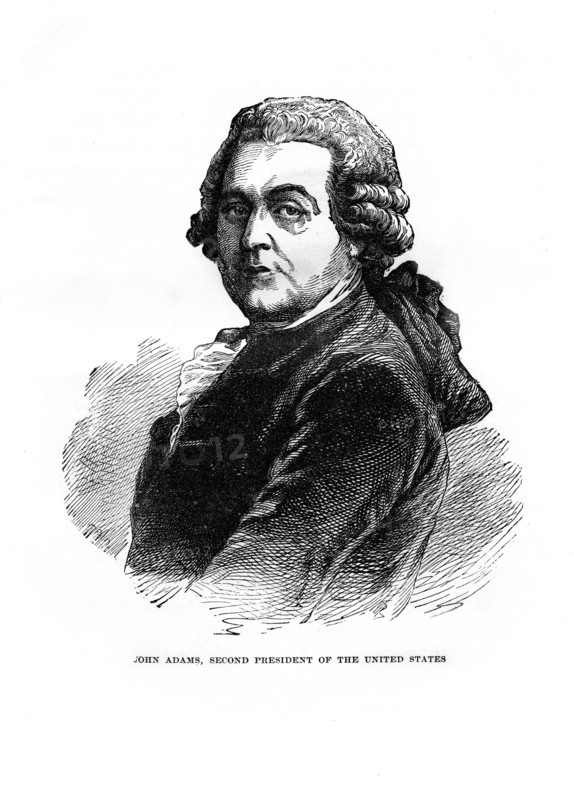 John Adams, the second President of the United States, 1872. Artist: Unknown
