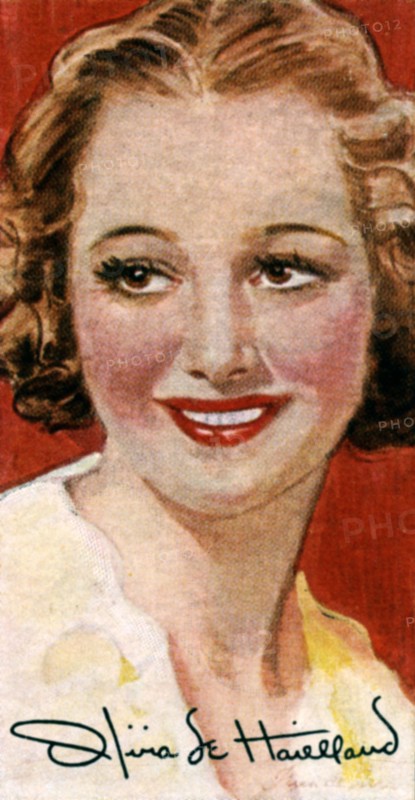 Olivia de Havilland, (1916-), Japanese born American film actress, 20th century. Artist: Unknown