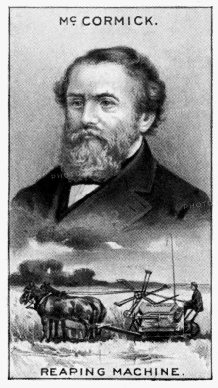 Cyrus Hall McCormick, Irish American farmer, inventor, businessman, and marketer, (c1924). Artist: Unknown