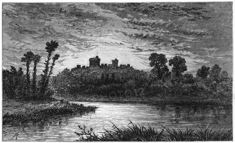 'Windsor, from the East Approach', 1880.Artist: Robert Taylor Pritchett