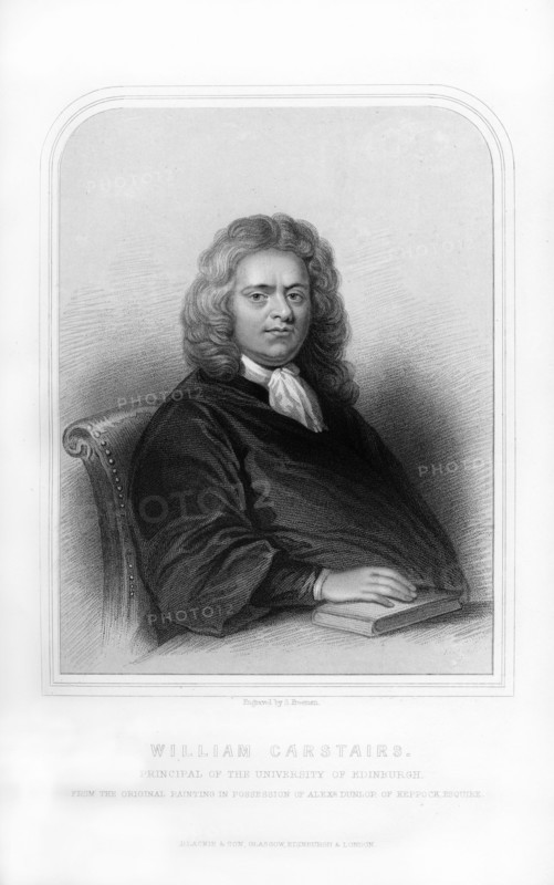 William Carstares, Scottish clergyman, (1870).Artist: S Freeman