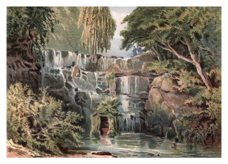 'Cascade at Virginia Water', 1880. Artist: Unknown