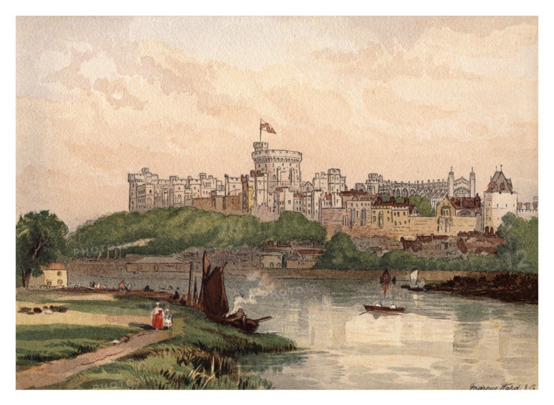 'Windsor Castle', 1880. Artist: Unknown