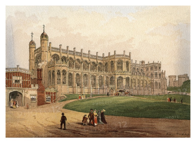 'St George's Chapel', 1880. Artist: Unknown
