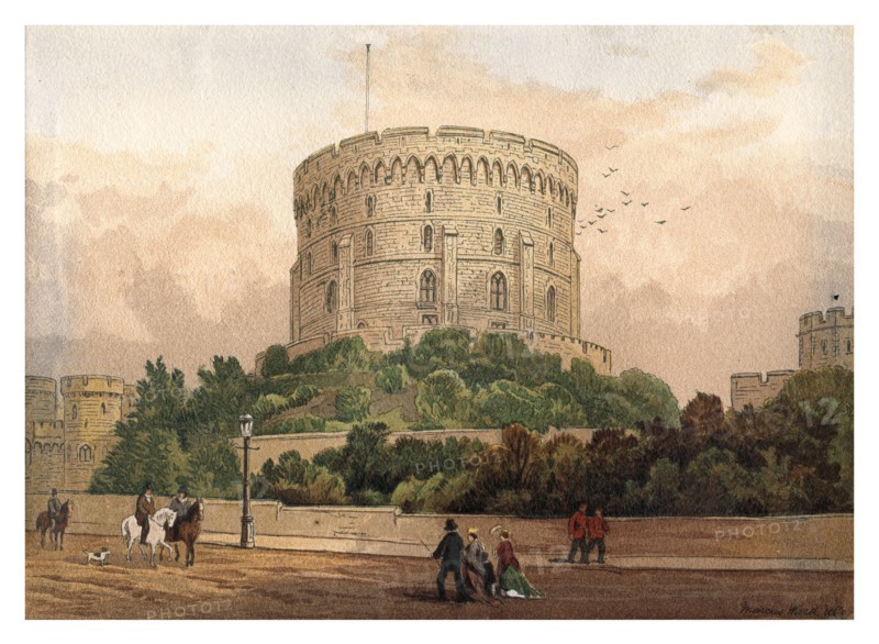 'Round Tower, Windsor', 1880. Artist: Unknown