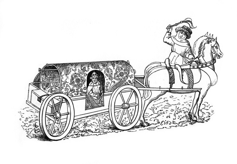 Coach, mid-late 15th century. Artist: Henry Shaw